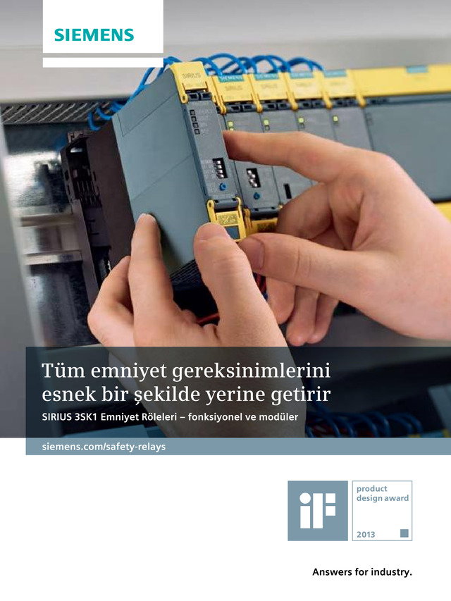 SIRIUS 3SK1 Emniyet Röleleri