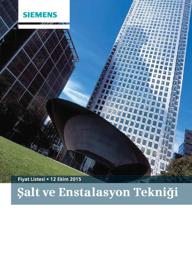 Siemens Fiyat Listesi 2016