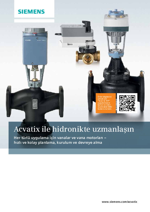 Acvatix Vana ve Motorları