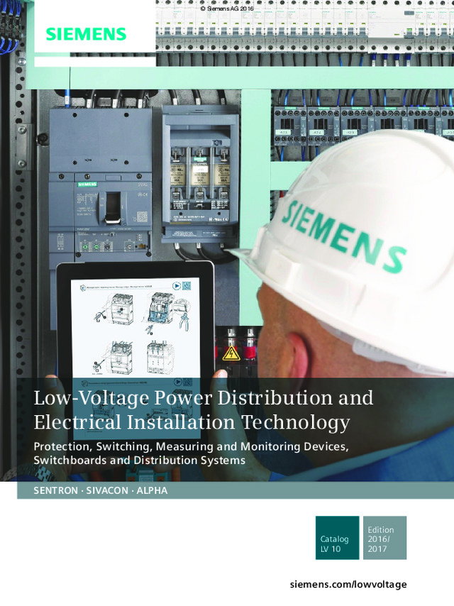 Siemens LV10 Kataloğu
