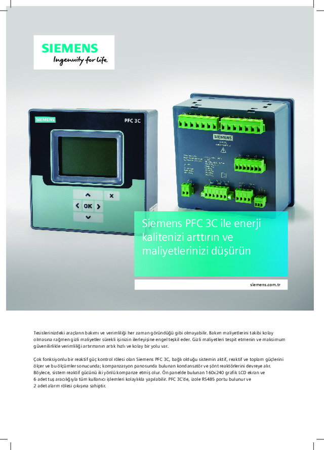 PFC 3C güç kontrol rölesi