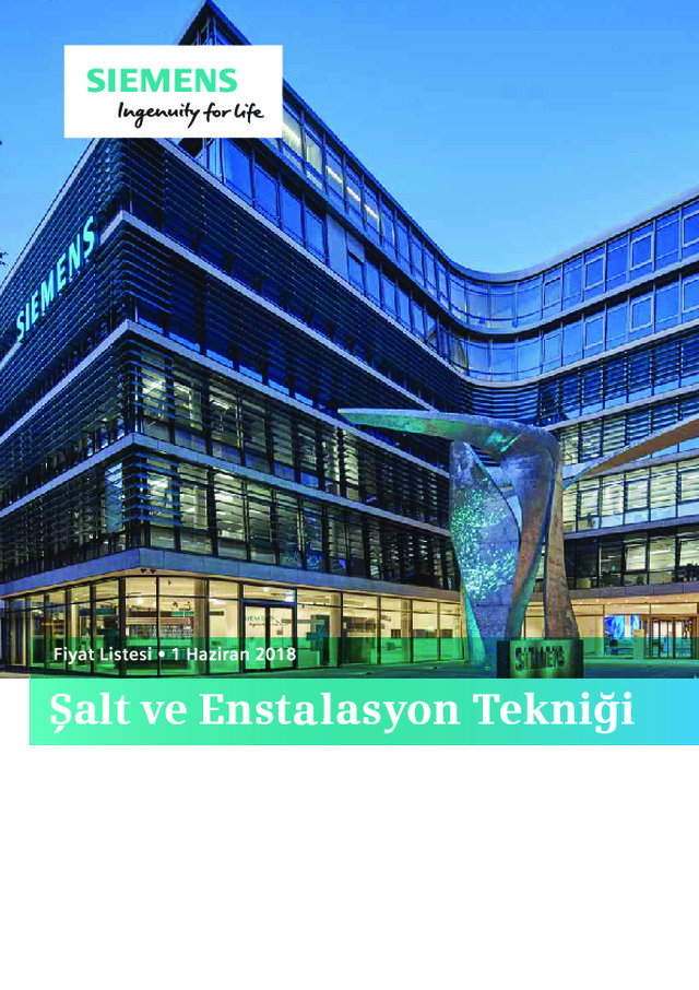 Haziran 2018 - Salt ve Enstalasyon Teknigi Fiyat Listesi