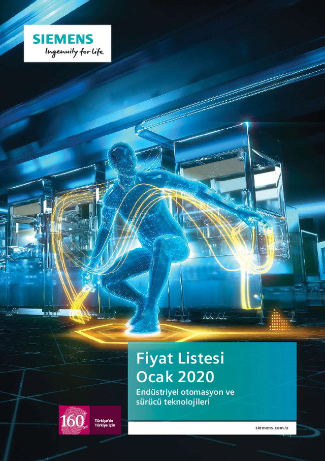 Endüstriyel Otomasyon ve Sürücü Teknolojileri Fiyat Listesi 2021