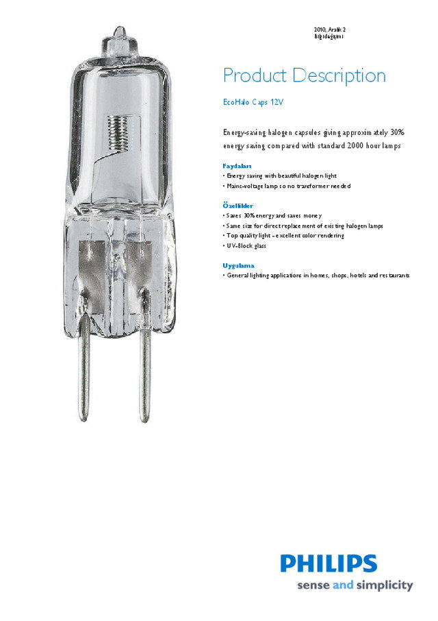 Enerji tasarruflu kapsül