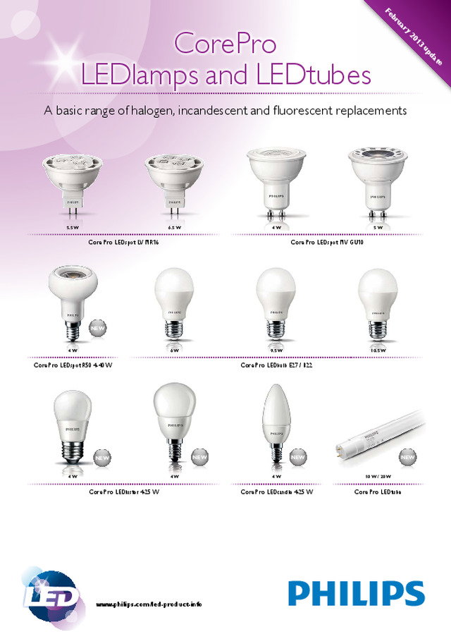 CorePro LED lamps