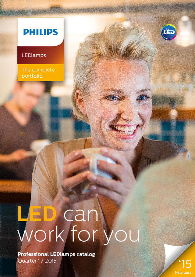 Yenilenen Philips LED Lamba Kataloğu (2015)