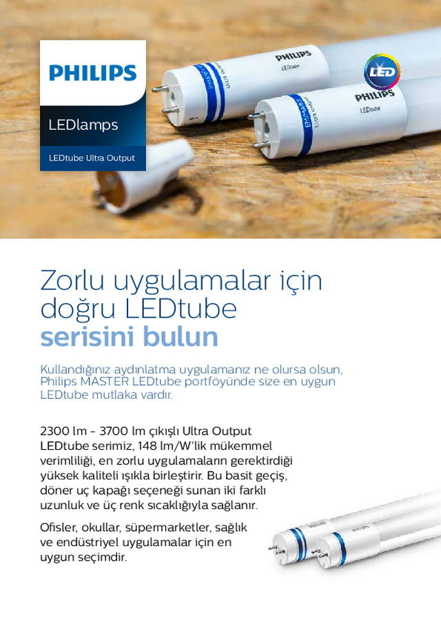LedTube ultra çıkış - datasheet