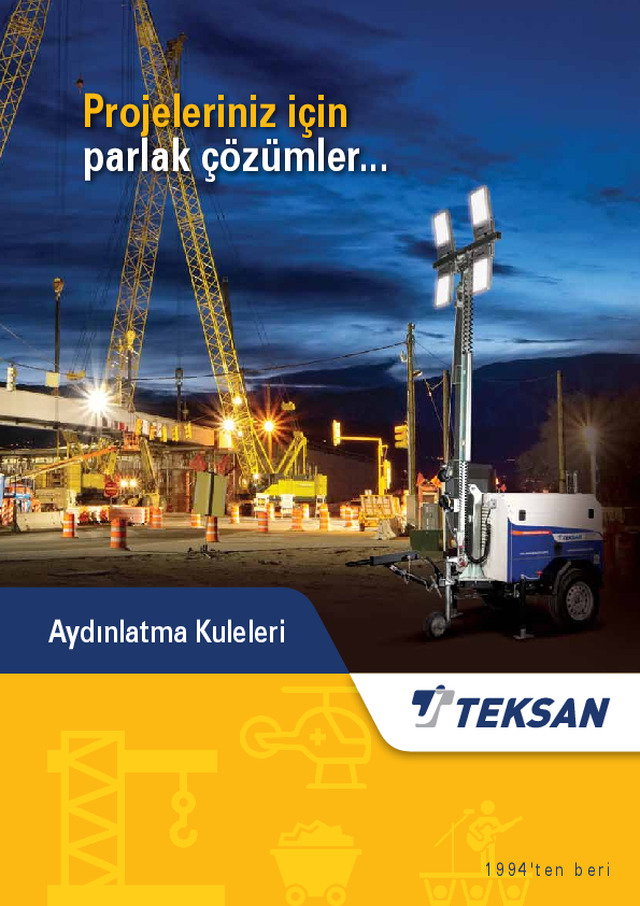 Projeleriniz İçin Aydınlatma Kuleleri