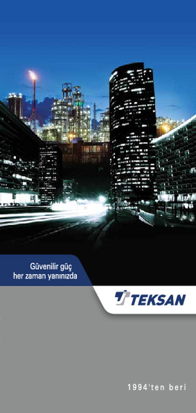 Teksan Şirket Kataloğu