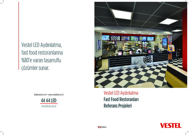 Fast Food Restoranları - Referans Projeleri