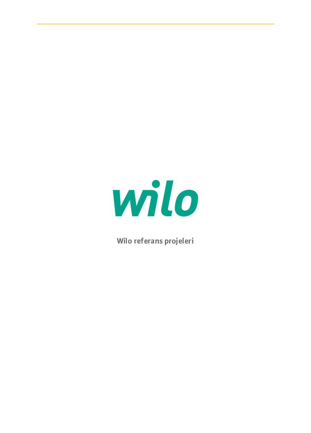 Wilo - Dev projeler için profesyonel çözümler