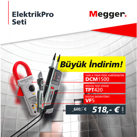 Megger ElektrikPro Setinde Kaçırılmayacak Fırsat