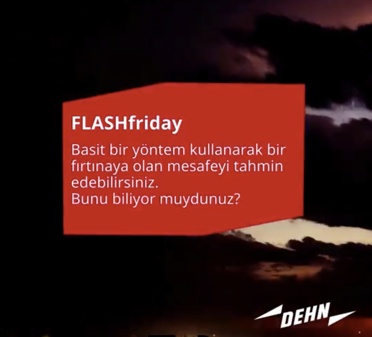 Fırtınaya Olan Mesafe Nasıl Ölçülür?