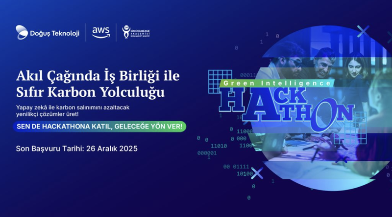 Yapay Zeka ile Karbon Salımını Azaltacak Yenilikçi Çözümlerin Yarışacağı Green Intelligence Hackathon’u Başvuruları Başladı