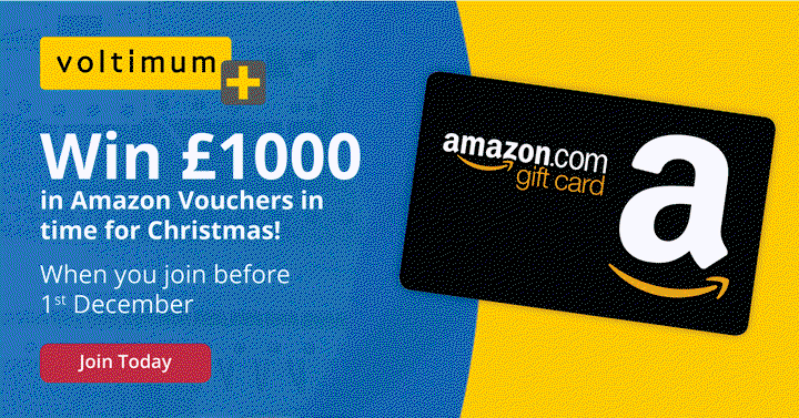 Win £1000 in Amazon Vouchers in time for Christmas!