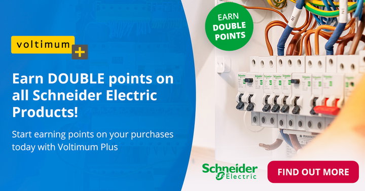 Double Points on all Schneider Electric Products!