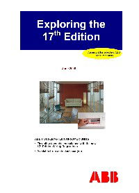 ABB highlights 17th Edition offering with new leaflet