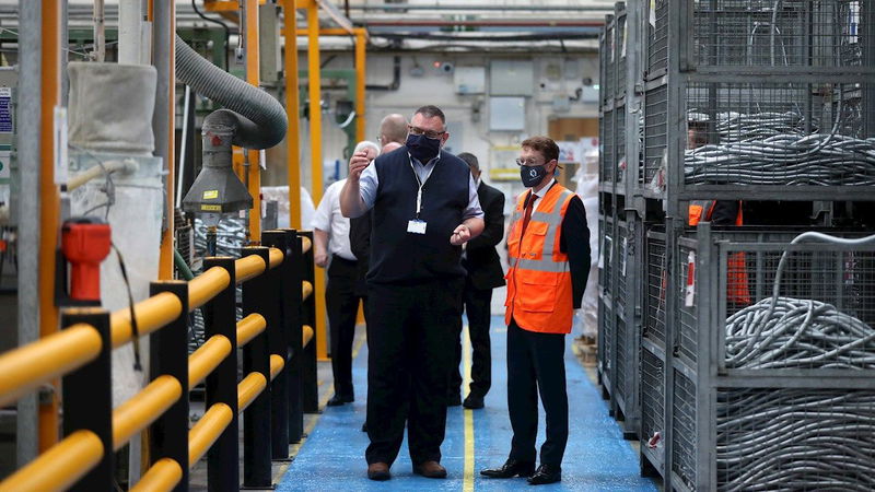 ABB welcomes Andy Street, Mayor of the West Midlands, to their Coleshill manufacturing site