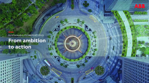 ABB publishes Sustainability Report 2021