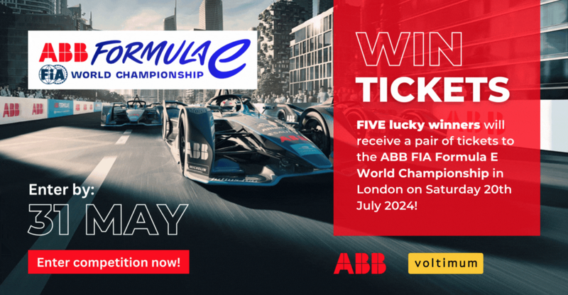 WIN two tickets to the ABB FIA Formula E World Championship!