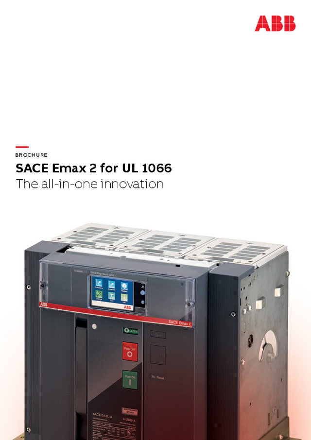 SACE Emax 2 for UL 1066