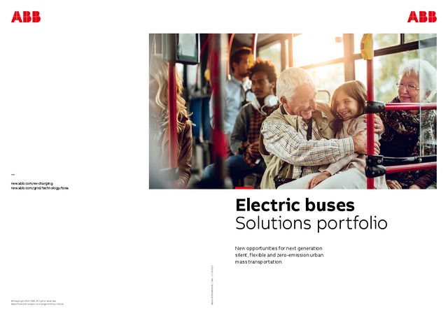 Electric buses - Solutions portfolio