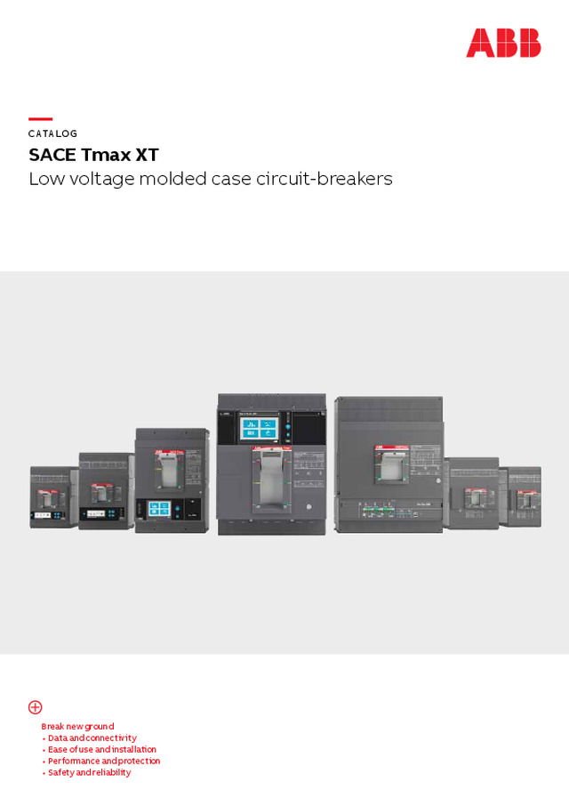 SACE Tmax XT Low voltage molded case circuit-breakers