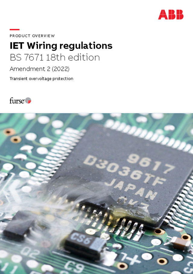 New ABB Furse guide to IET Wiring regulations Amendment 2
