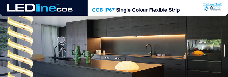 IP67 LED COB Strip – continuous light ideal for damp environments