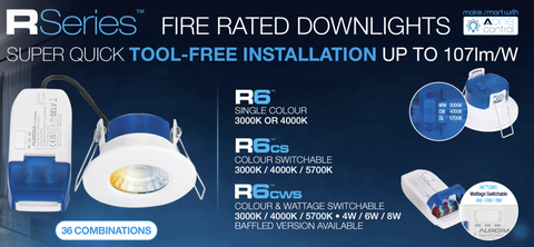 AURORA LIGHTING LAUNCHES FASTRFIX™ FOR RSERIES™ FIRE RATED DOWNLIGHTS