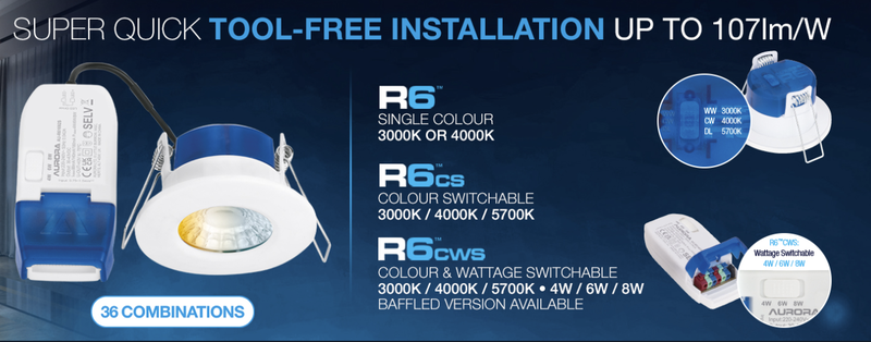 WHY IS THE RSERIES™ A POPULAR FIRE RATED DOWNLIGHT RANGE?