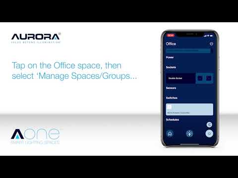 How to create and manage groups in the new Aurora AOne app