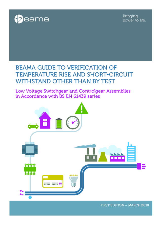 BEAMA guide to verification of temperature rise and short-circuit withstand other than by test