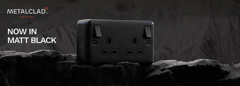 Click Scolmore Unveils New Matt Black Finish for Metal Clad Pro