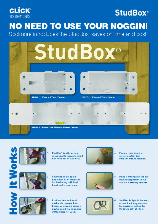 CLICK - StudBox - Product Catalogue - 2016