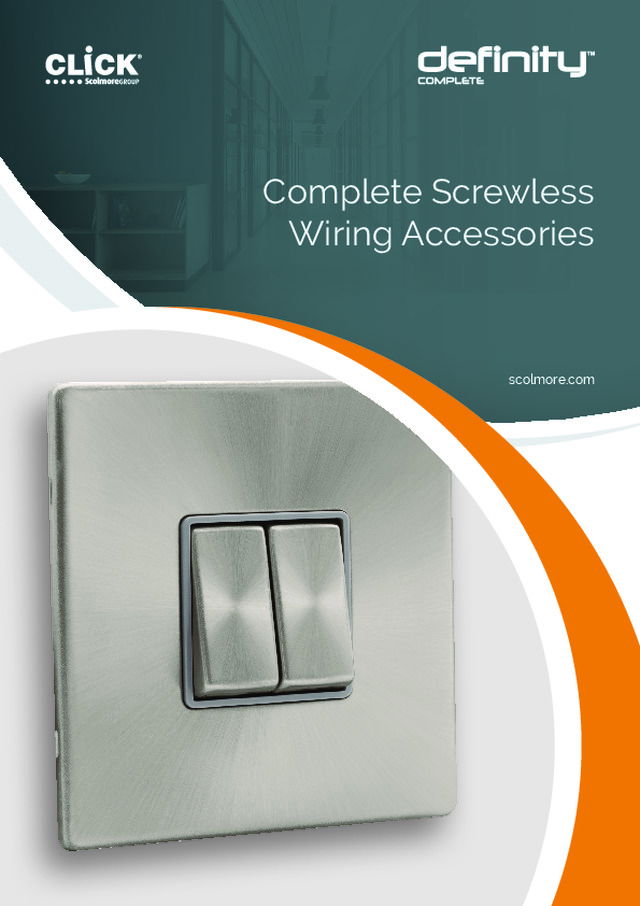 Definity™ Complete All In One Solution - Complete Screwless Wiring Accessories