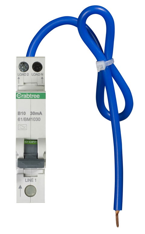 Crabtree’s miniature RCBO spells Safety in the home and garden