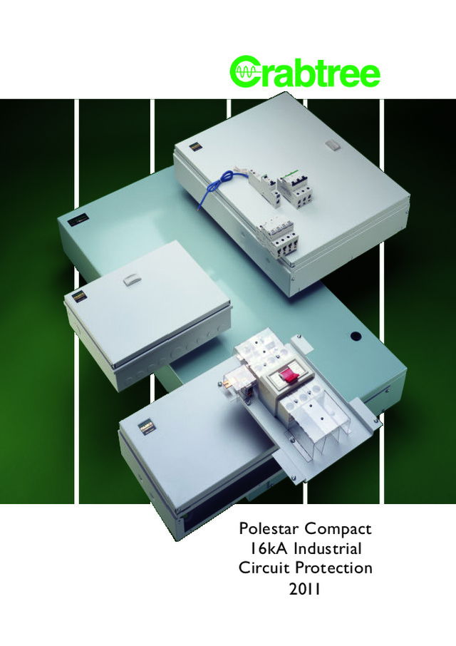 Crabtree - Product Catalogue - Polestar Compact 16kA - Industrial Circuit Protection