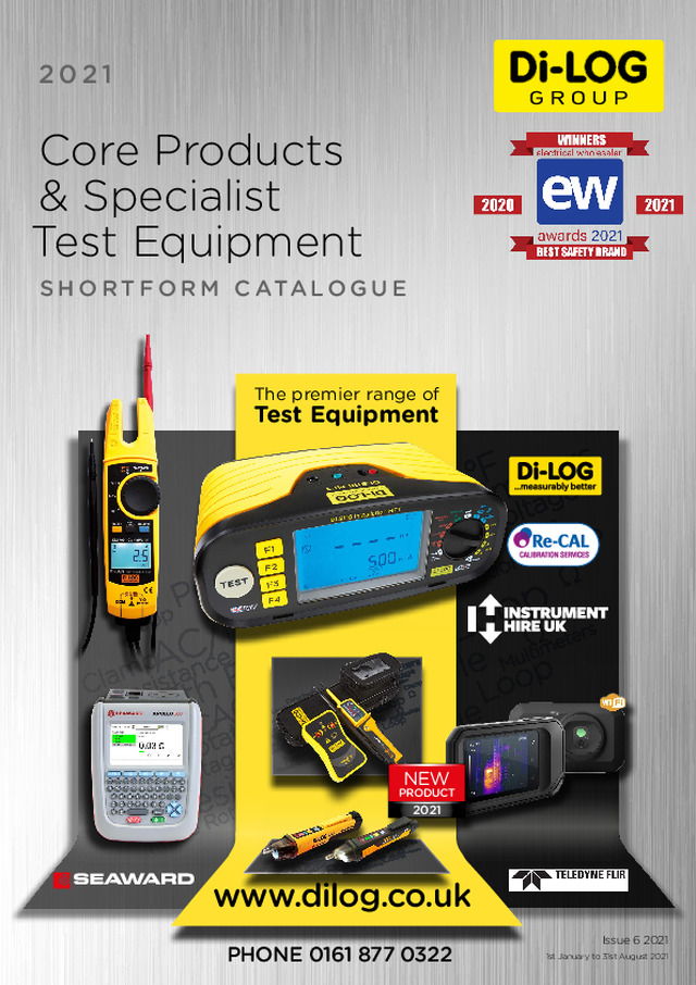 Core Products & Specialist Test Equipment SHORTFORM CATALOGUE