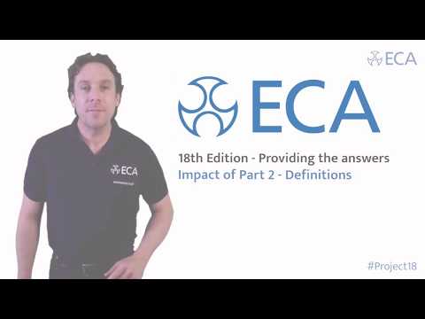 BS 7671: 18th Edition - Impact of Part 2 - Definitions