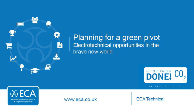 Green Pivot - Electrotechnical opportunities in the brave new world