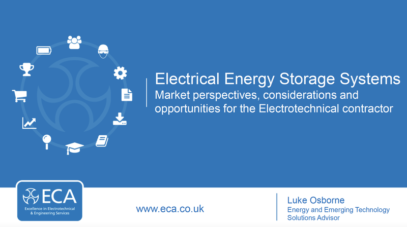 Electrical Energy Storage Systems (batteries)
