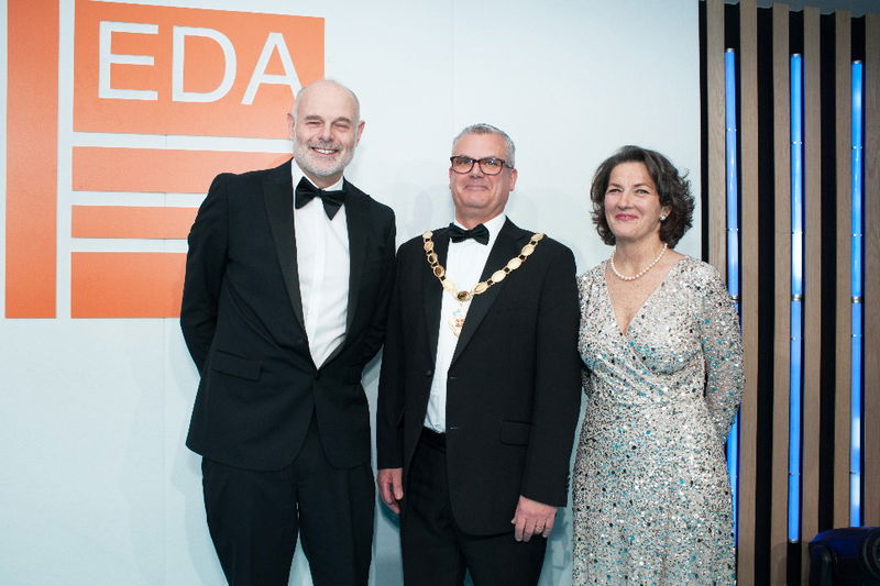 Rugby star turned film star, Martin Bayfield, presents EDA Investor in Training Awards 2023
