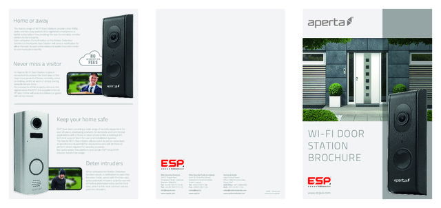 WI-FI door station brochure