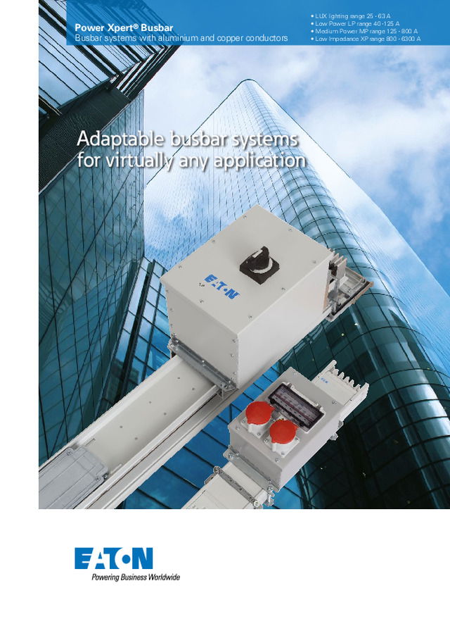 Eaton - Power Xpert Busbar