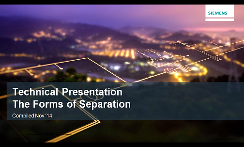 Forms of separation