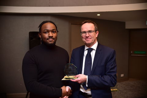 Shaun Donaldson from Birmingham named as JTL’s Mechanical Engineering Services Apprentice of the Year in the Midlands