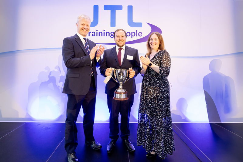 Edward Barber, Dammy Ajibade and Chris Lintern named winners at the JTL National Apprentice Awards 2024