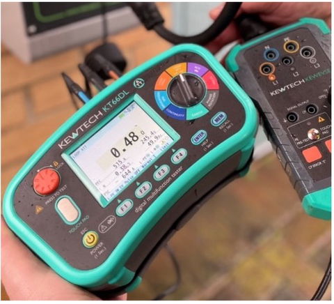 Introducing the KT66DL Multifunction Tester from Kewtech