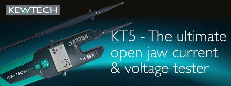 THE NEW KT5 CURRENT & VOLTAGE TESTER
